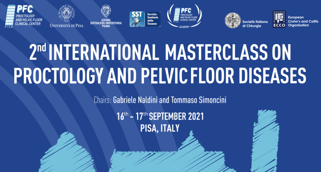 Sapi Med e Sapitech insieme presso la seconda edizione dell'International Masterclass in Proctologia e Malattie del Pavimento Pelvico che si terrà il 16 e 17 settembre 2021 presso la Stazione Leopolda di Pisa.