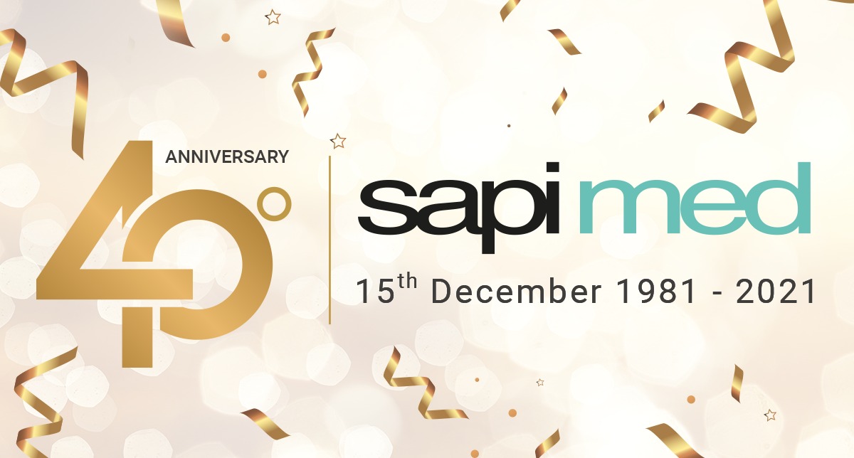 On December 15th, 1981 Sapi Med was registered at the Alessandria's Chamber of Commerce and the dream of Cavalier Gian Paolo Oddenino finally came to life. Today Sapi Med turns 40 and to celebrate we have decided to present ourselves a new website!