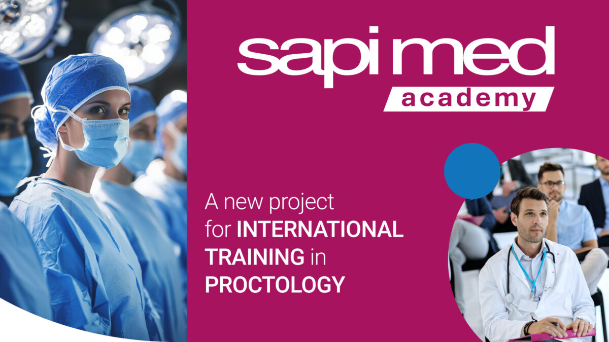 We are extremely proud to present Sapi Med Academy, a new educational initiative designed to promote and share the excellence of the Italian school of proctology internationally.