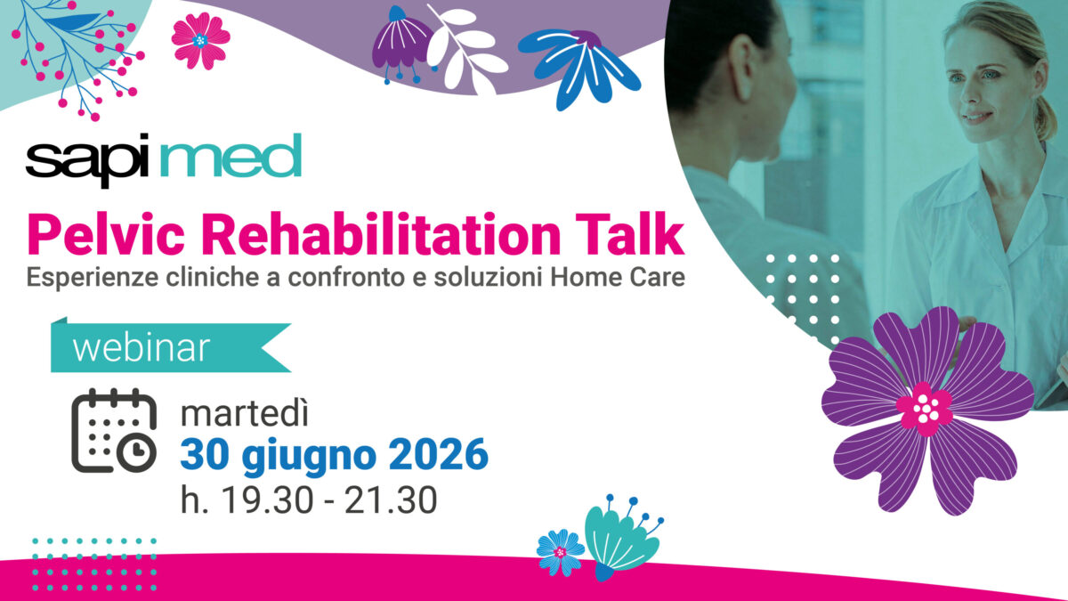 Sono aperte le iscrizioni al webinar online organizzato da Sapi Med, in collaborazione con la Dott.ssa Elena Bertozzi, Dott.ssa Marina Causa, Dott.ssa Giovanna Pirisi e Dott.ssa Anna Romano. L’incontro, in programma il 30 giugno dalle 19:30 alle 21:30, sarà una serata di approfondimento dedicata alle più attuali sfide della riabilitazione del pavimento pelvico.